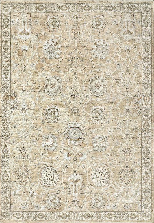Cream multi rectangle Octo rug.-My Rug World