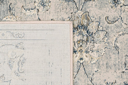 Ancient Garden 57126 Silver/Grey rug – corner detail