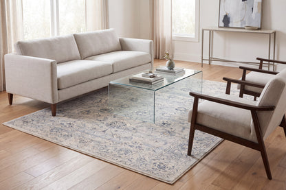 Ancient Garden 57126 Silver/Grey rug – room scene