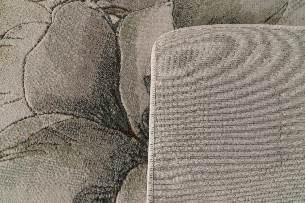 Aspire 11360 Cream/Sage/Multi rug – corner detail