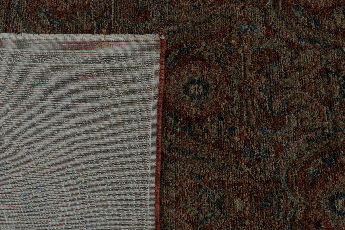 Atlanta 11757 Red/Multi rug – corner detail