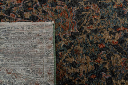 Atlanta 11761 Navy/Multi rug – corner detail