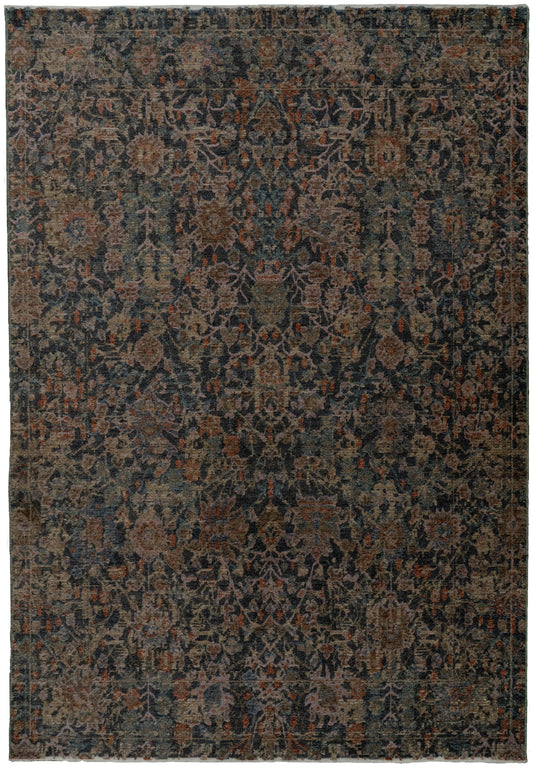 Atlanta 11761 Navy/Multi rug-My Rug World