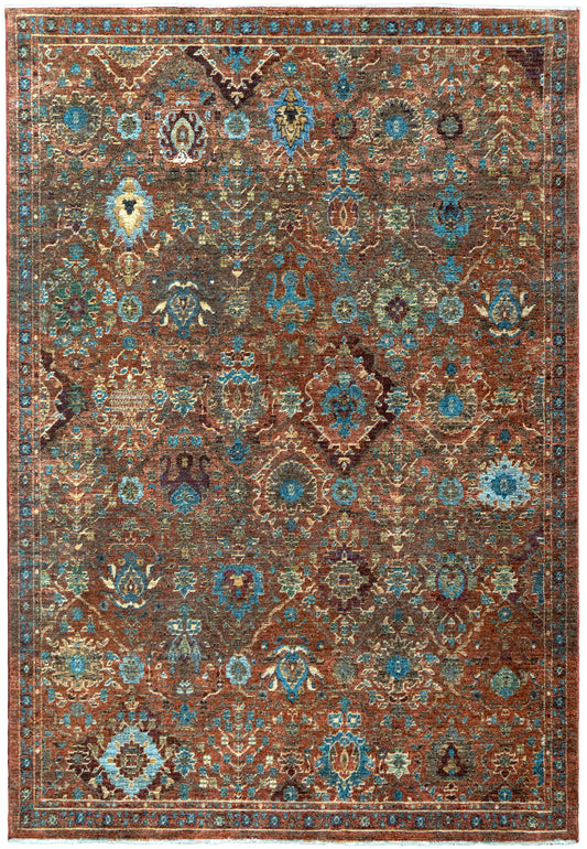 Atlanta 11764 Red/Blue/Multi rug-My Rug World