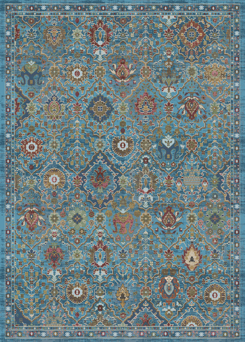 Atlanta 11764 Blue/Red/Multi rug