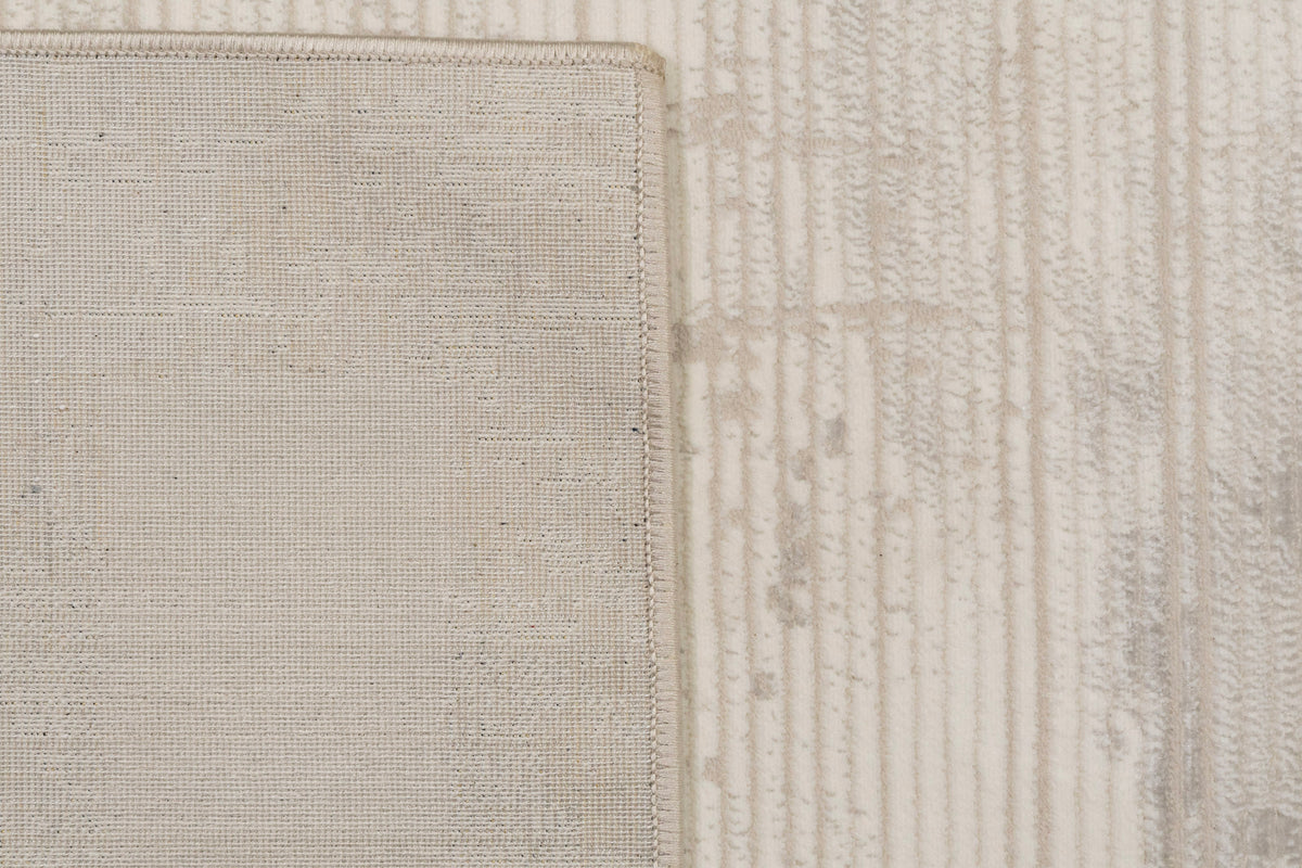Atlas 2574 Ivory/Grey rug – corner detail