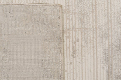 Atlas 2574 Ivory/Grey rug – corner detail