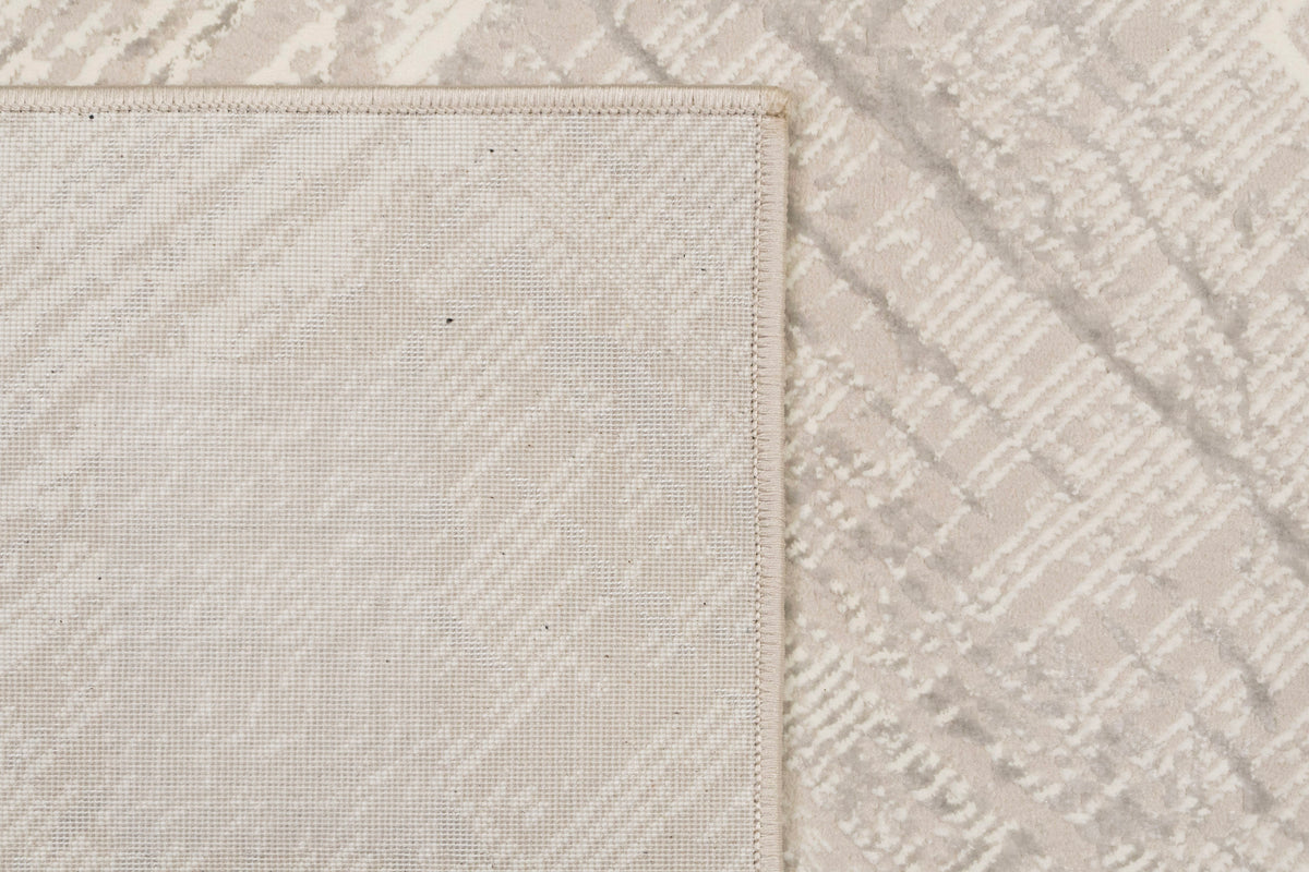 Atlas 2575 Grey/Ivory rug – corner detail