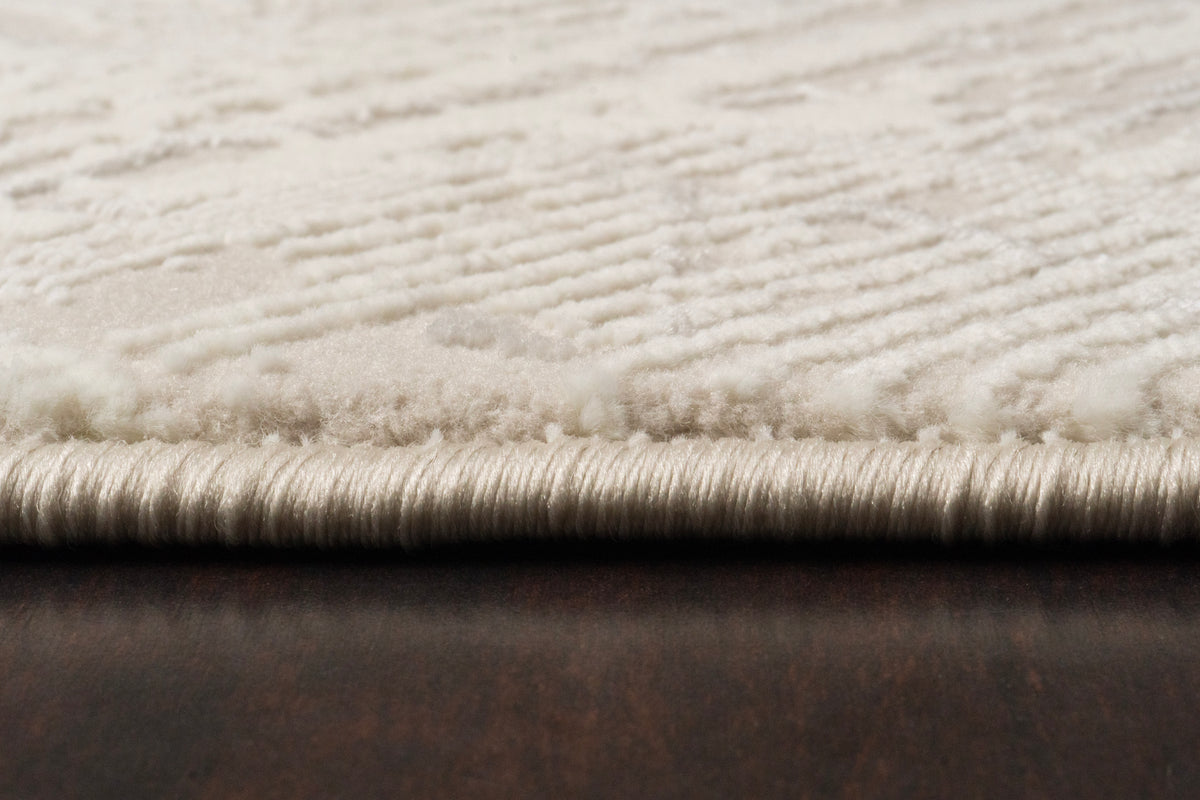 Atlas 2575 Grey/Ivory rug – pile detail