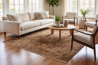 Atmos 11980 Brown/Beige rug – room scene