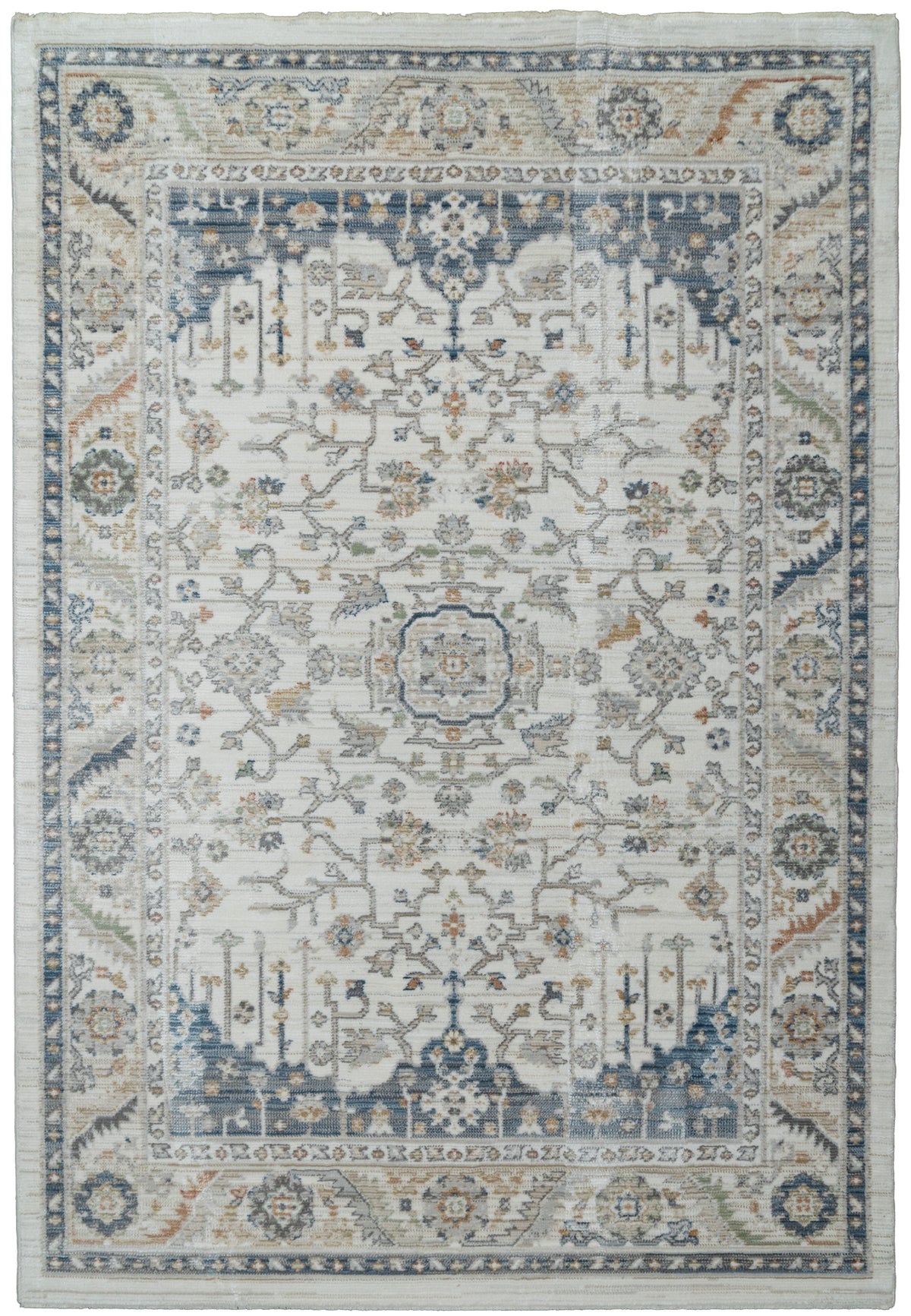 Authentic 18782 Ivory/Navy rug