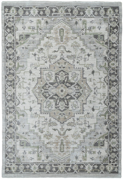 Authentic 18787 Ivory/Grey/Beige rug