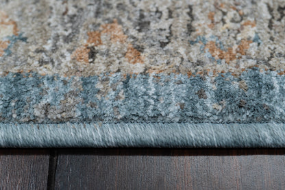 Autumn 10920 Blue/Beige rug – pile detail