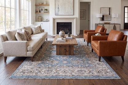 Autumn 10920 Blue/Beige rug – room scene