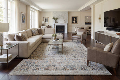 Autumn 10922 Beige/Brown/Blue rug – room scene