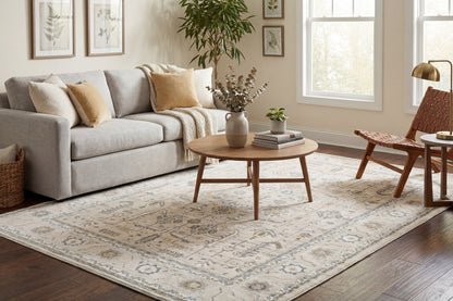 Azure 12584 Ivory/Grey/Blue rug – room scene