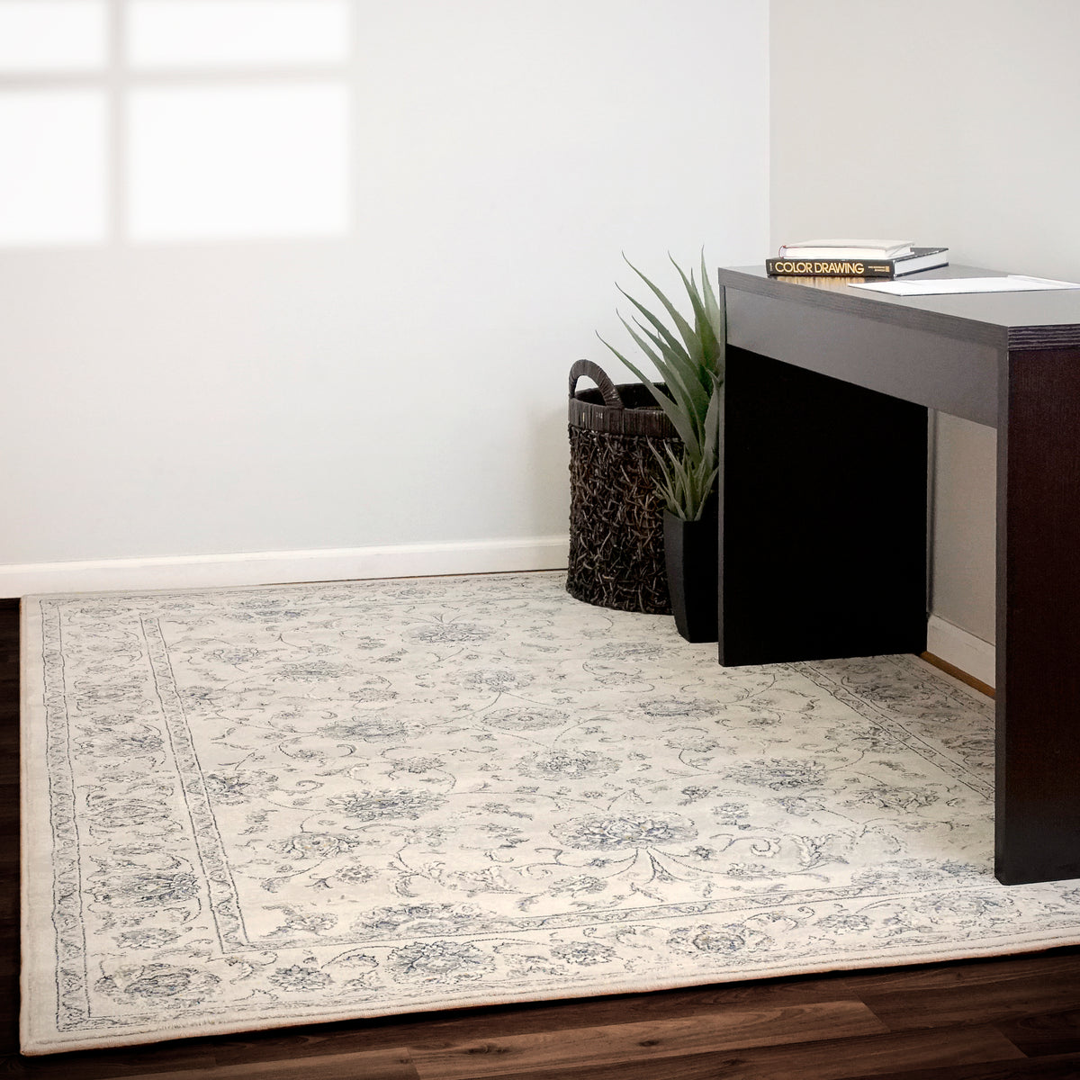 Ancient Garden 57126 Cream rug – room scene