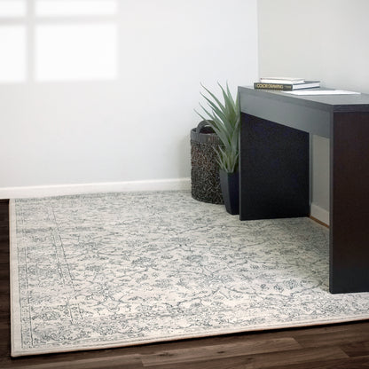Ancient Garden 57136 Silver/Grey rug – room scene