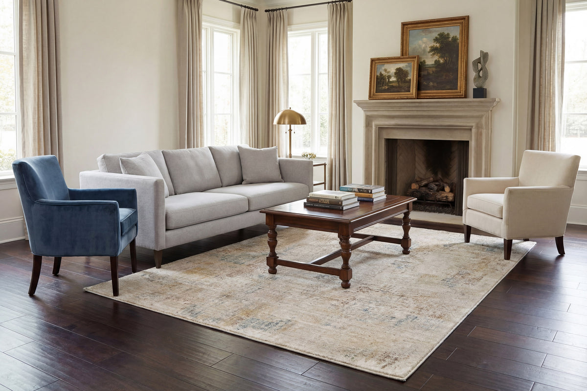 Bloomfield 19604 Grey/Beige rug – room scene