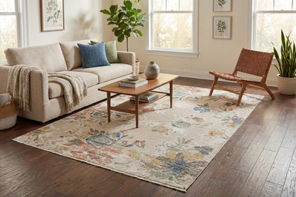 Botanica 13360 Beige/Multi rug – room scene