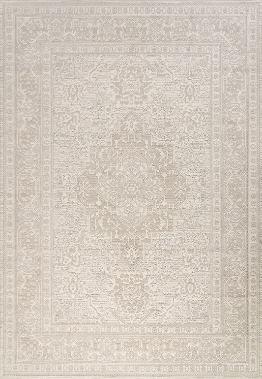 Boutique 19482 Grey/Cream rug-My Rug World