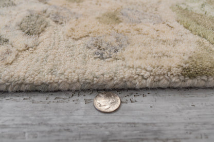 Daisy 9092 Sage/Multi rug – pile detail