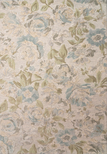 Daisy 9092 Sage/Multi rug