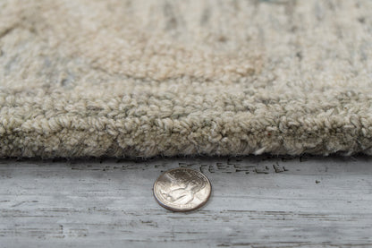 Daisy 9094 Grey/Blue rug – pile detail
