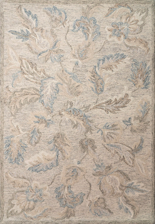 Daisy 9094 Grey/Blue rug-My Rug World