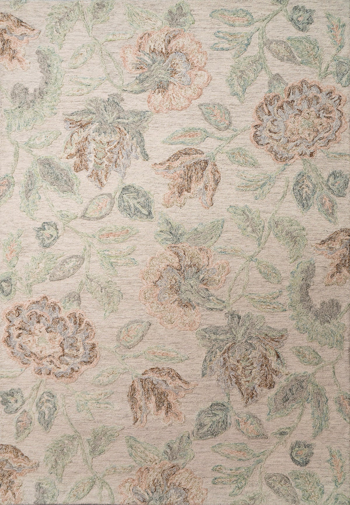 Daisy 9095 Beige/Sage/Rust rug