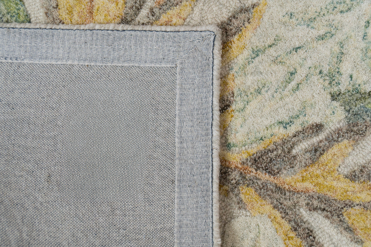 Daisy 9097 Grey/Multi rug – corner detail
