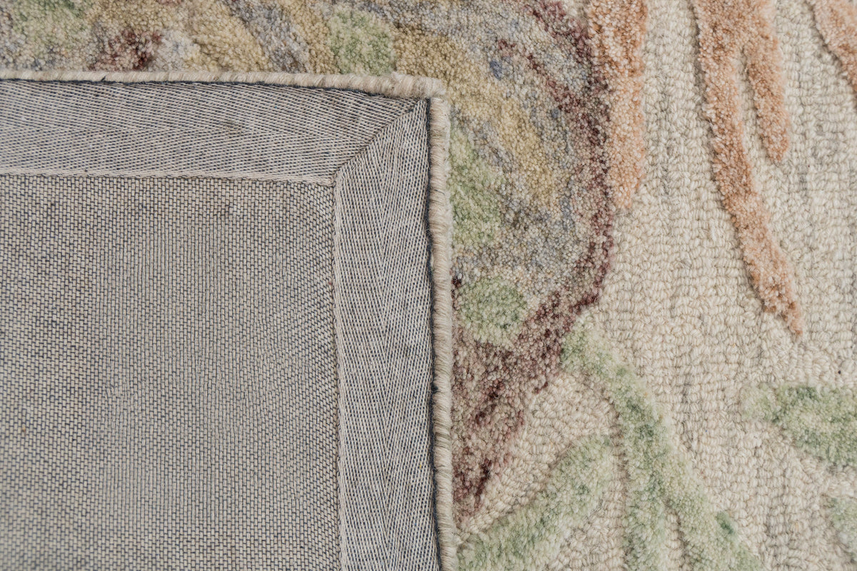 Daisy 9098 Grey/Multi rug – corner detail