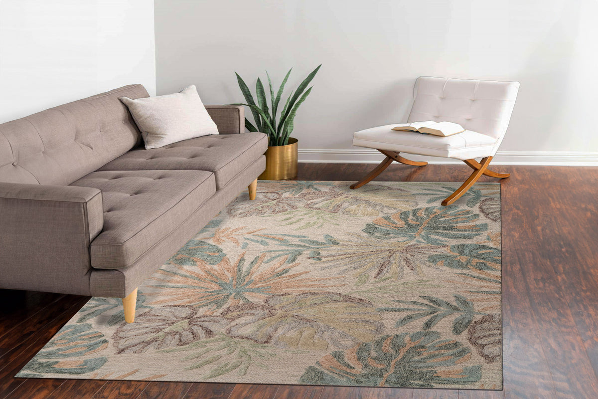 Daisy 9098 Grey/Multi rug – room scene