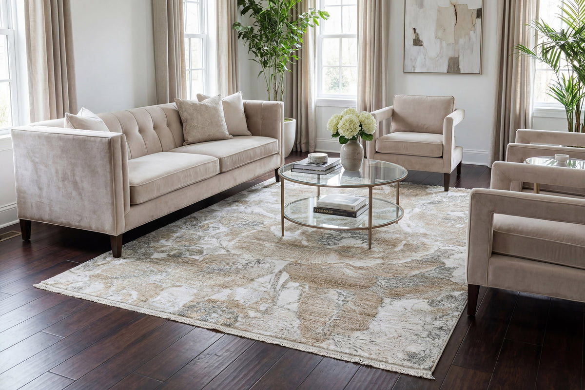 Denali 11631 Cream/Beige/Grey rug – room scene
