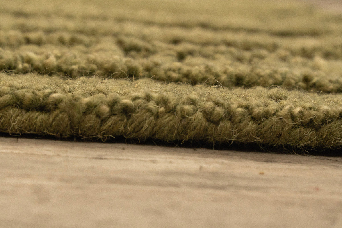 Drift 18750 Green rug – pile detail
