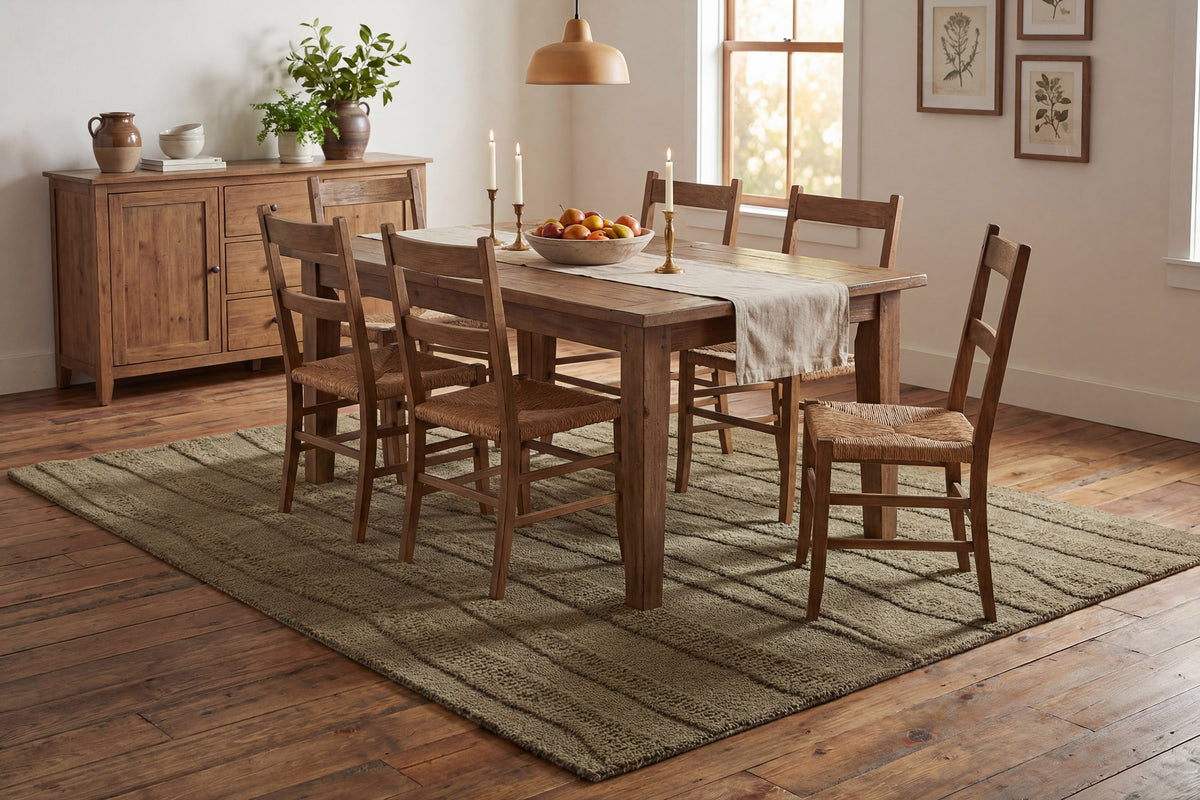 Drift 18750 Green rug – room scene