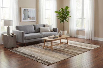 Eclipse 63351 Beige/Brown/Grey rug – room scene
