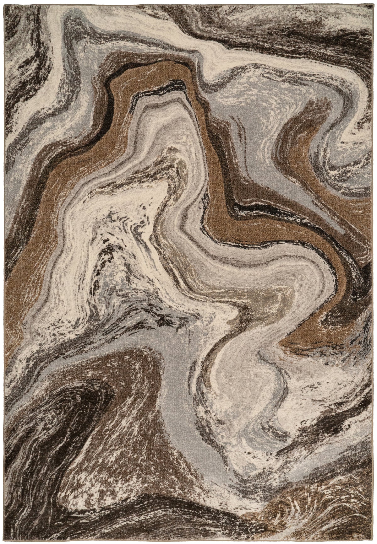 Eclipse 63436 Cream/Mocha rug