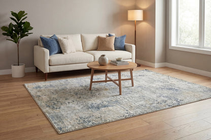 Eden 10944 Cream/Beige/Navy rug – room scene