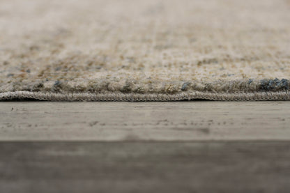 Flare 14741 Beige/Ivory/Blue rug – pile detail