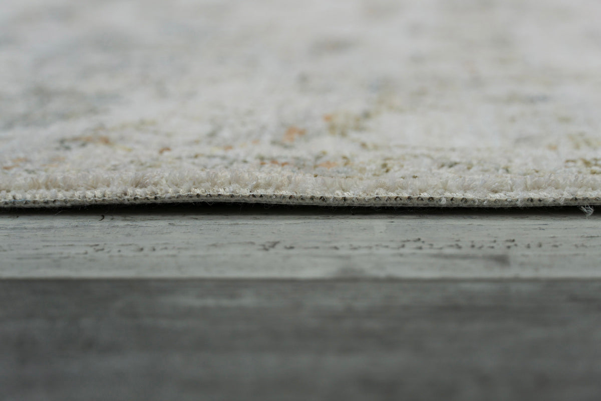Flare 14742 Beige/Blue rug – pile detail