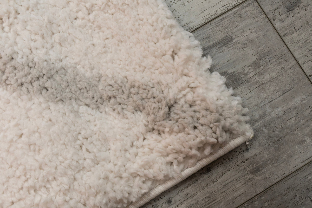 Haven 19594 Ivory/Grey rug – corner detail