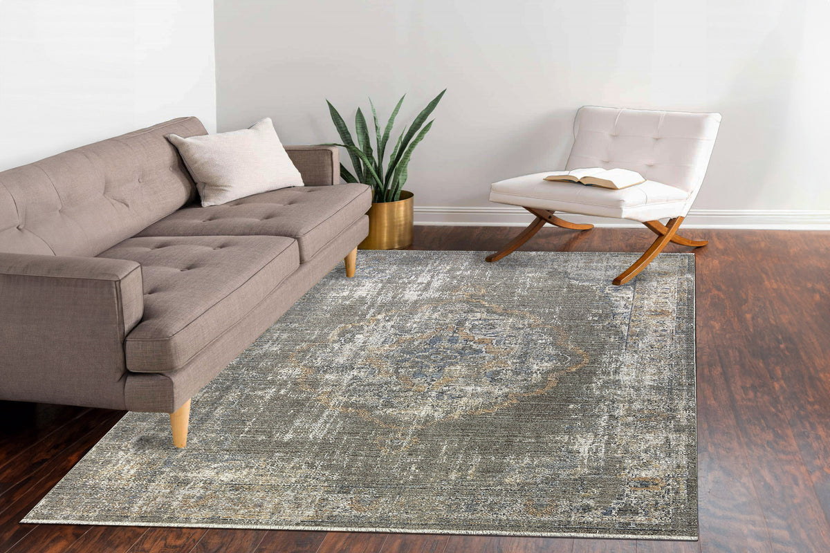 Kyra 13700 Beige/Multi rug – room scene