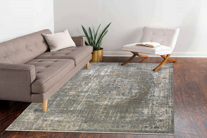 Kyra 13700 Beige/Multi rug – room scene