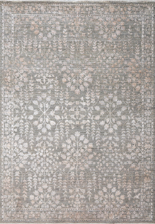 Kyra 13705 Grey/Dark Grey rug-My Rug World