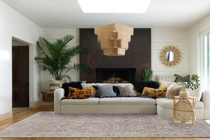 Lara 14620 Brown/Grey rug – room scene