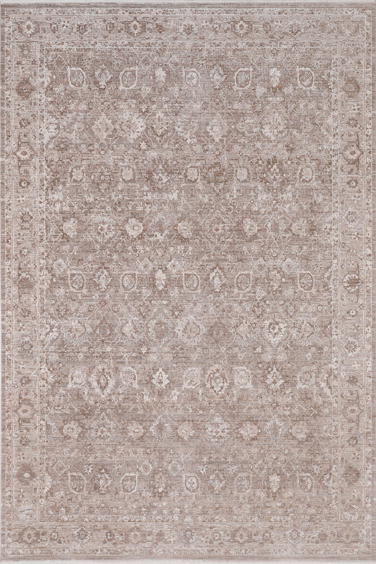 Lara 14620 Brown/Grey rug-My Rug World