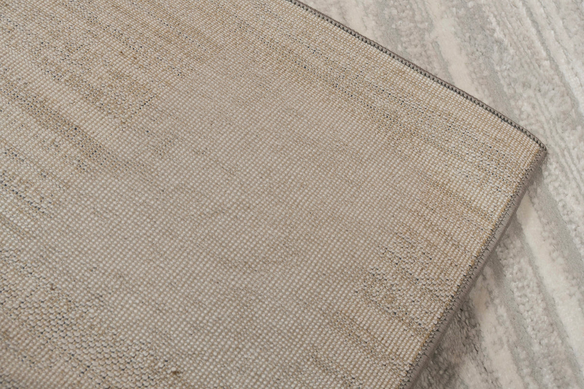 Lazer 12674 Light Grey rug – corner detail