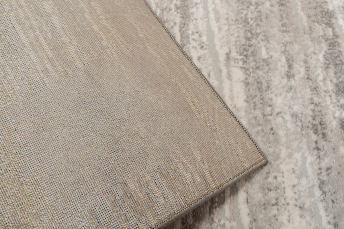 Lazer 12675 Grey/Dark Grey rug – corner detail