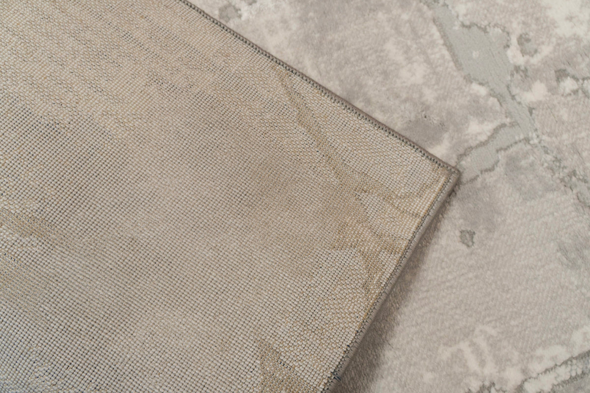 Lazer 12676 Light Grey rug – corner detail